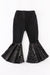 Black Sequins Bell Pants